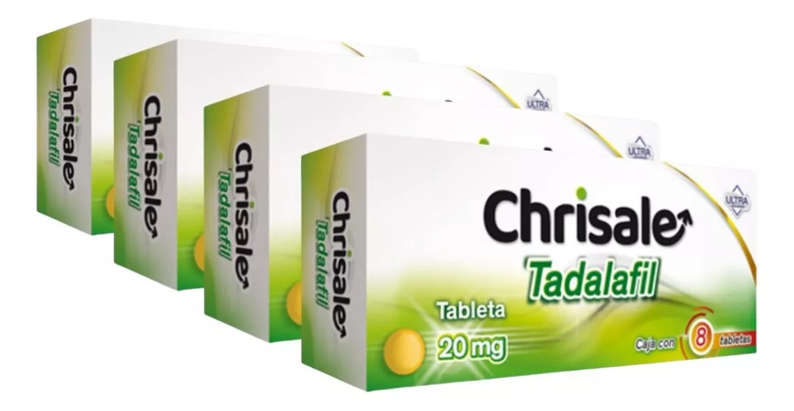 Tadalafil 20 Mg Chrisale 32 Tabletas paquete Genérico De Cialis