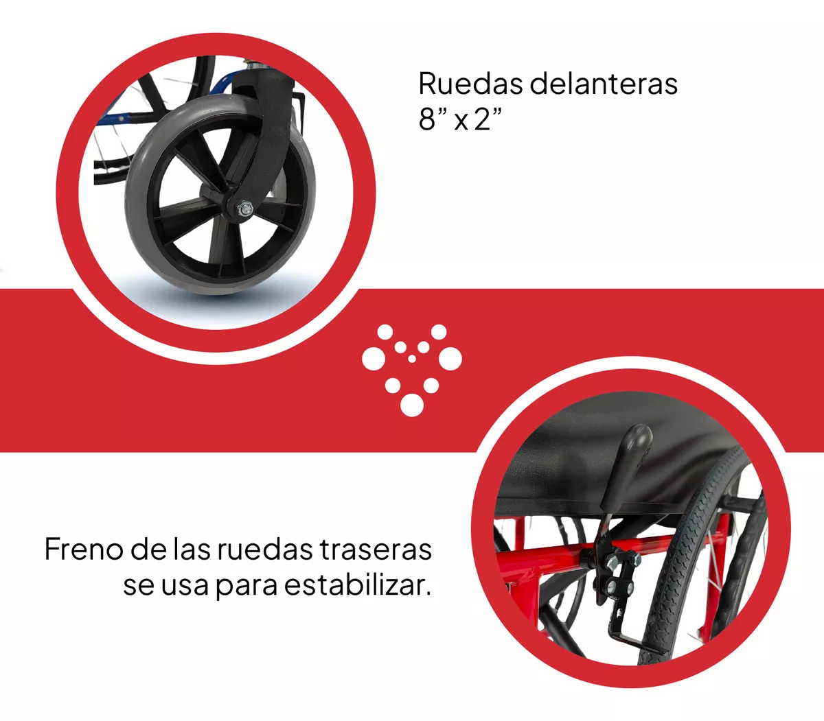 Silla De Ruedas Economica Adulto De Alta Resistencia 100 Kg