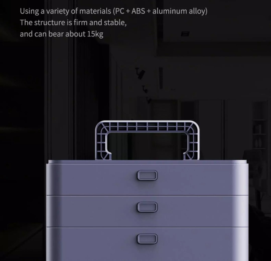 Caja de herramientas combinada en capas multifunción X3-ABC