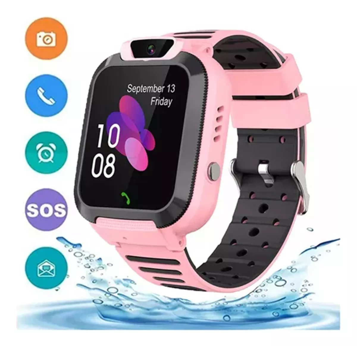 Smartwatch Reloj Inteligente Impermeable Con Sos Para Niños