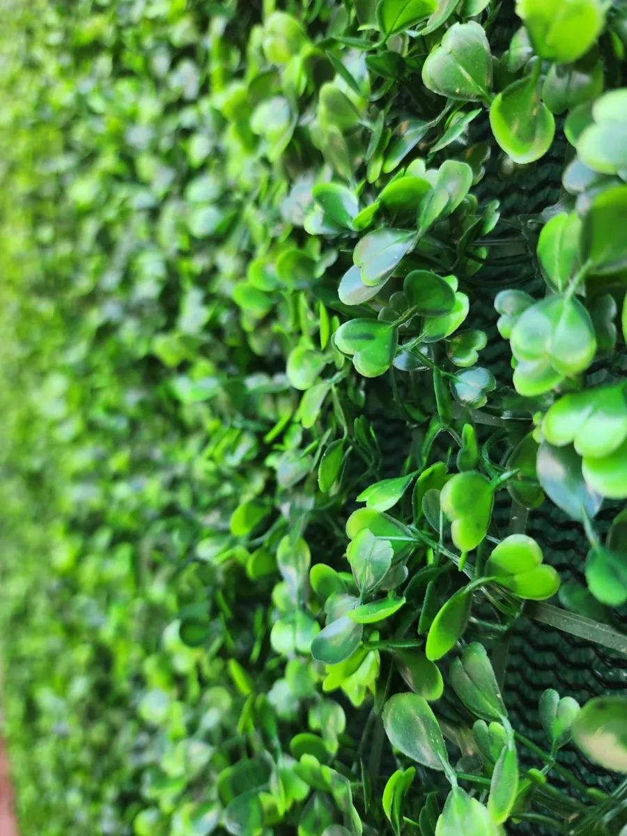 Follaje Verde Artificial Sinténtico 20 Pz 60x40 Cm Para Muro