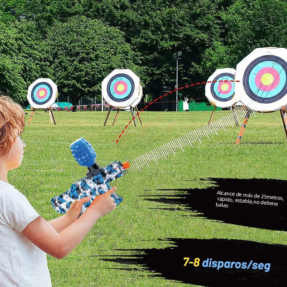 Pistola Eléctrica De Juguete Para Niños Hidrogel Dardos M416