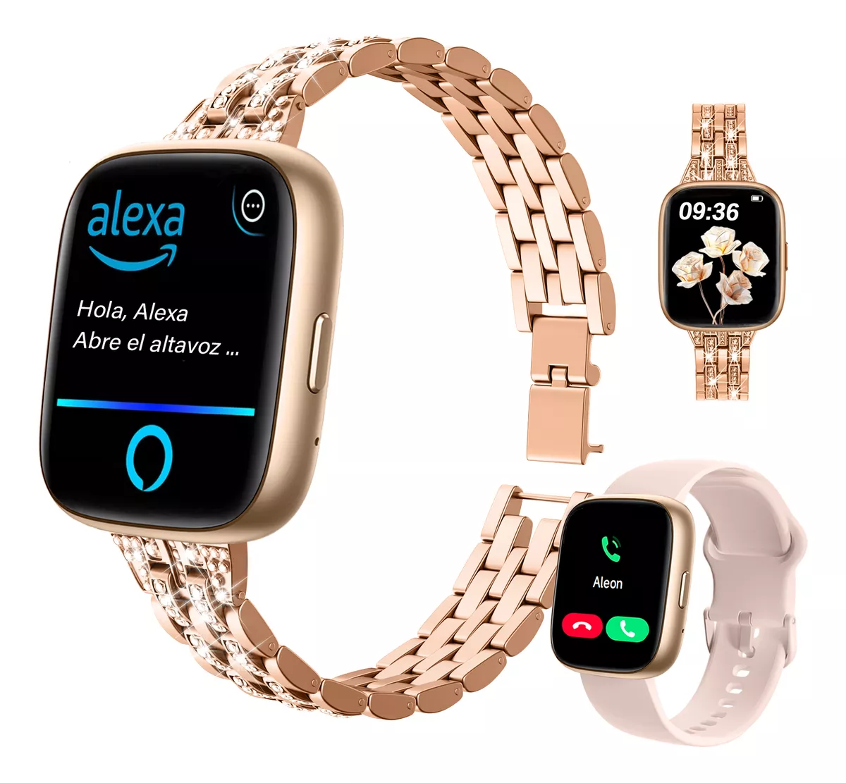 Smartwatch Reloj Inteligente Mujer Bluetooth Llamadas Alexa