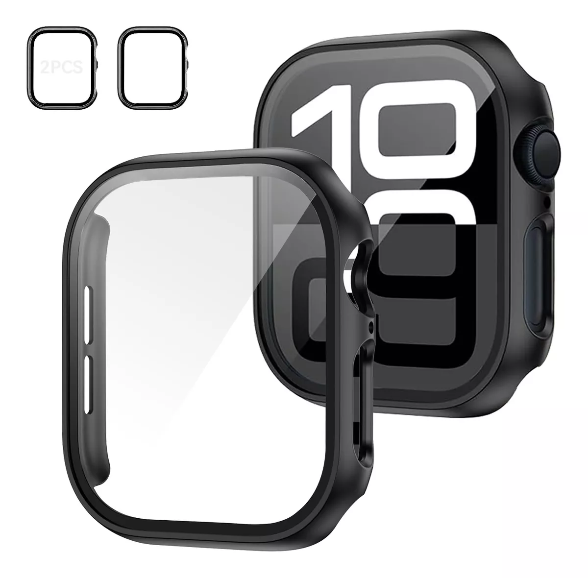 2pcs Fundas Protectoras Mica Para Apple reloj Series 10
