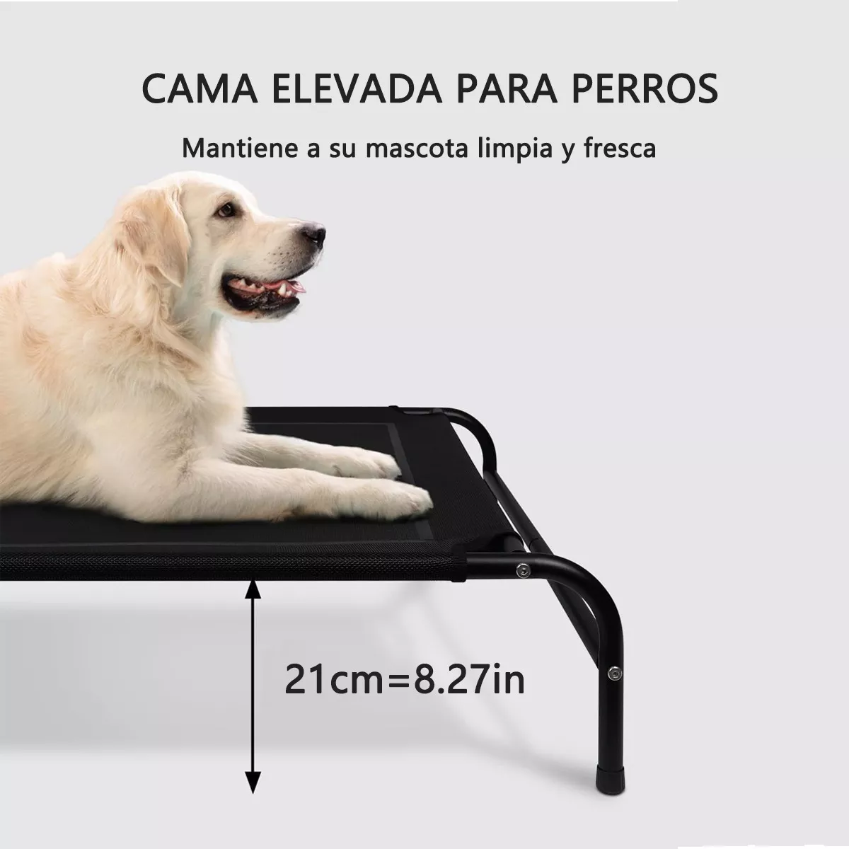 Cama Elevada Para Perros Refuerzo Para Mascotas Grandes L