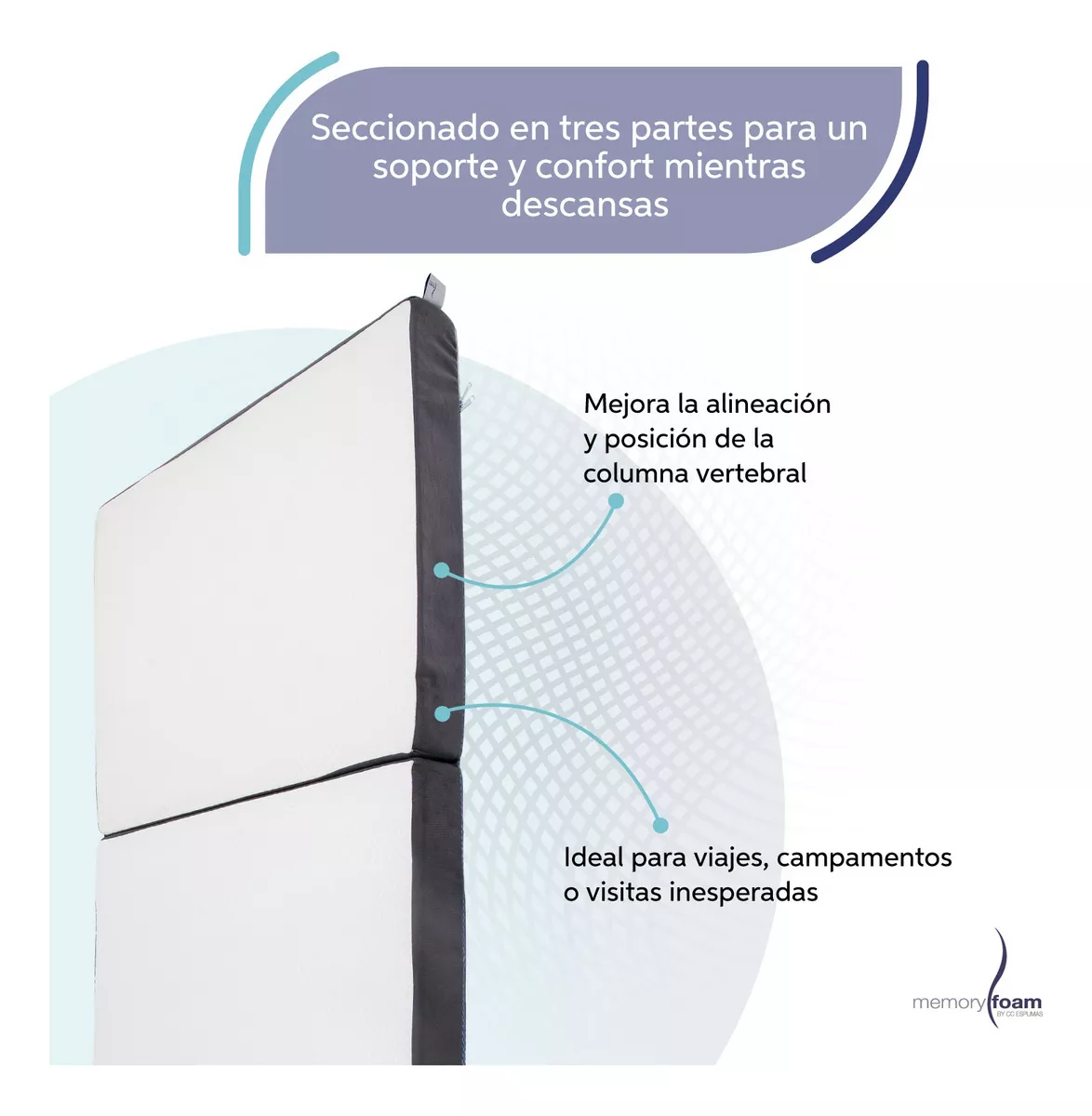 paquete De Colchón Plegable Con Maleta + Almohada Estándar