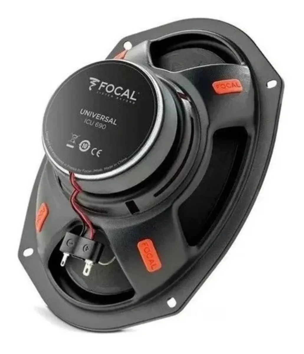 Paquete Bocinas Focal 6x9 Icu690+set De Medios Acess165as 65