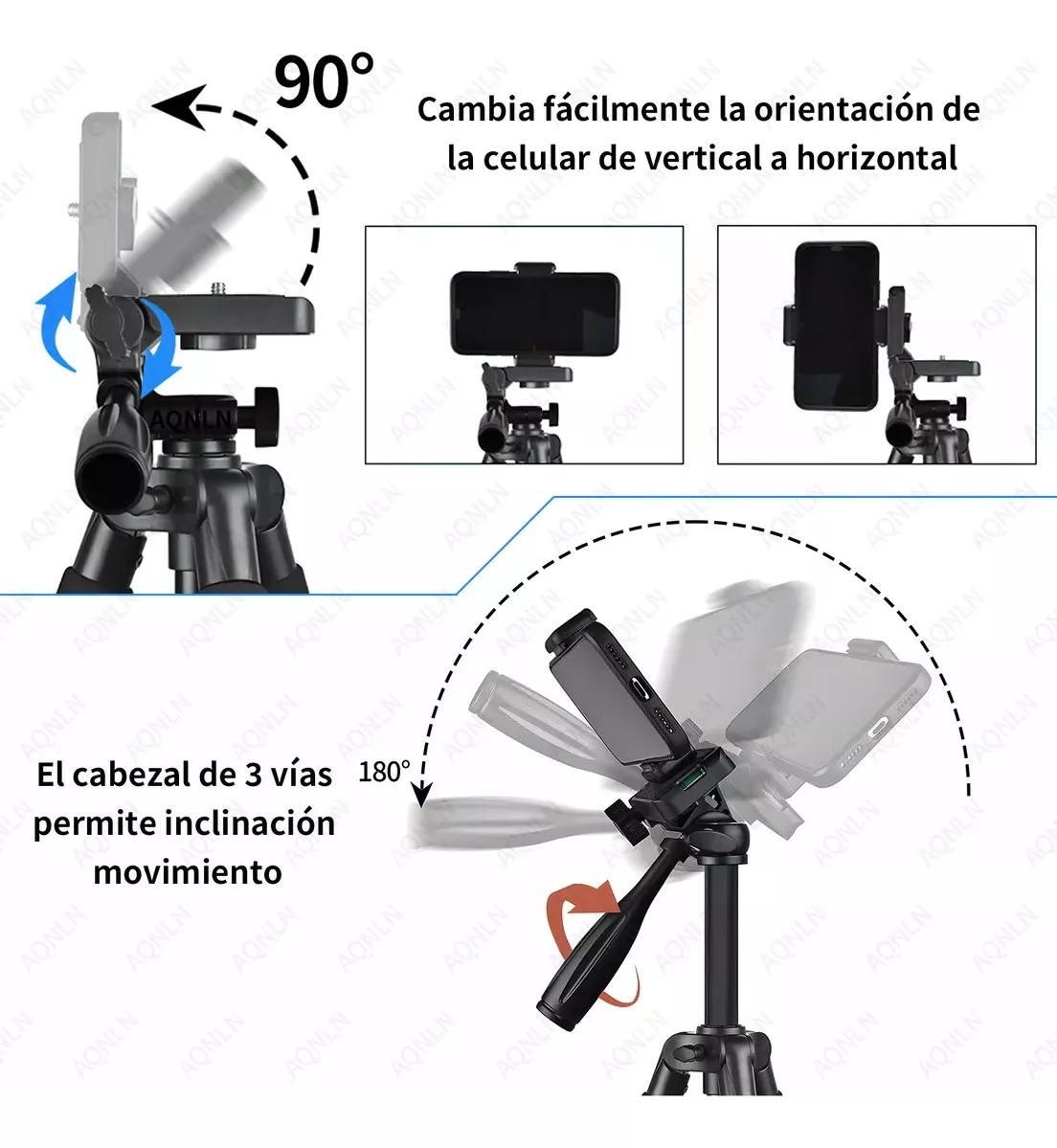 Trípode Para Celular/cámara 140cm Con Bluetooth Remoto