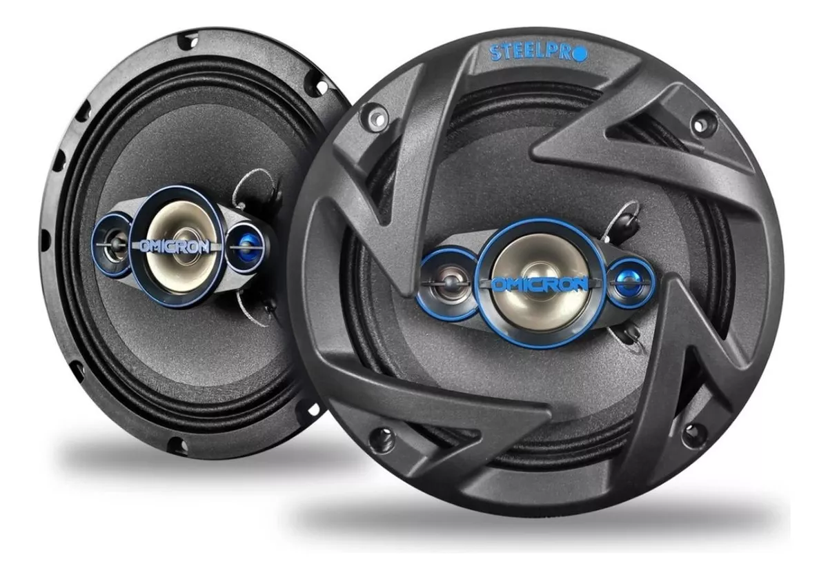 kit Subwoofer Amplificado + Bocinas 6x9 + 6.5 By Steelpro