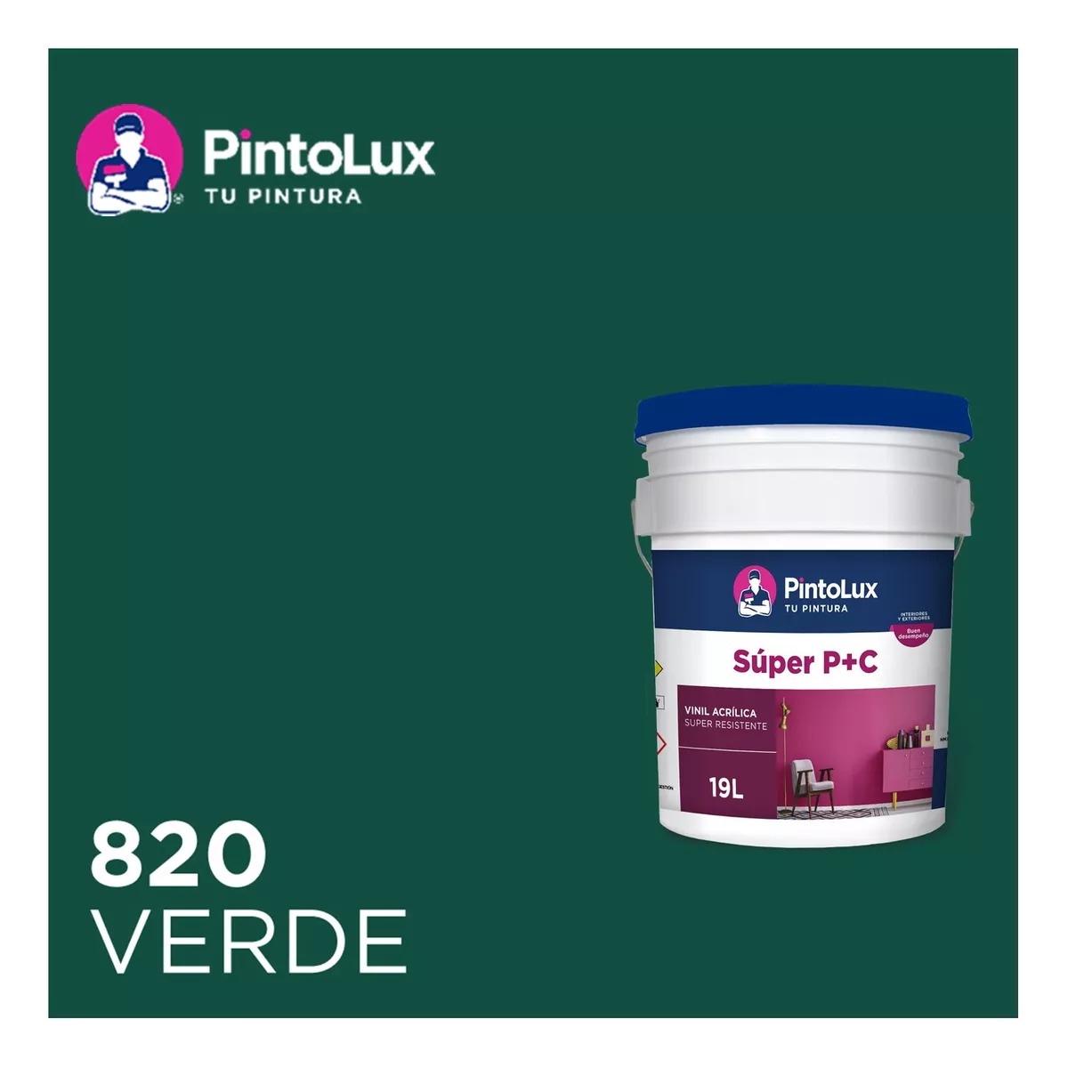Pintura Pintolux Pc 19l Acrílica