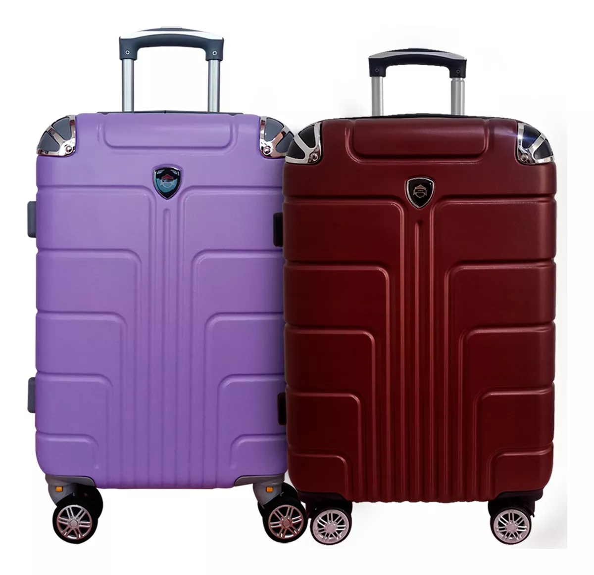 kit Viaje Maletas Avión 2pz 10kilos Ruedas 360 Set 20+20 Pul