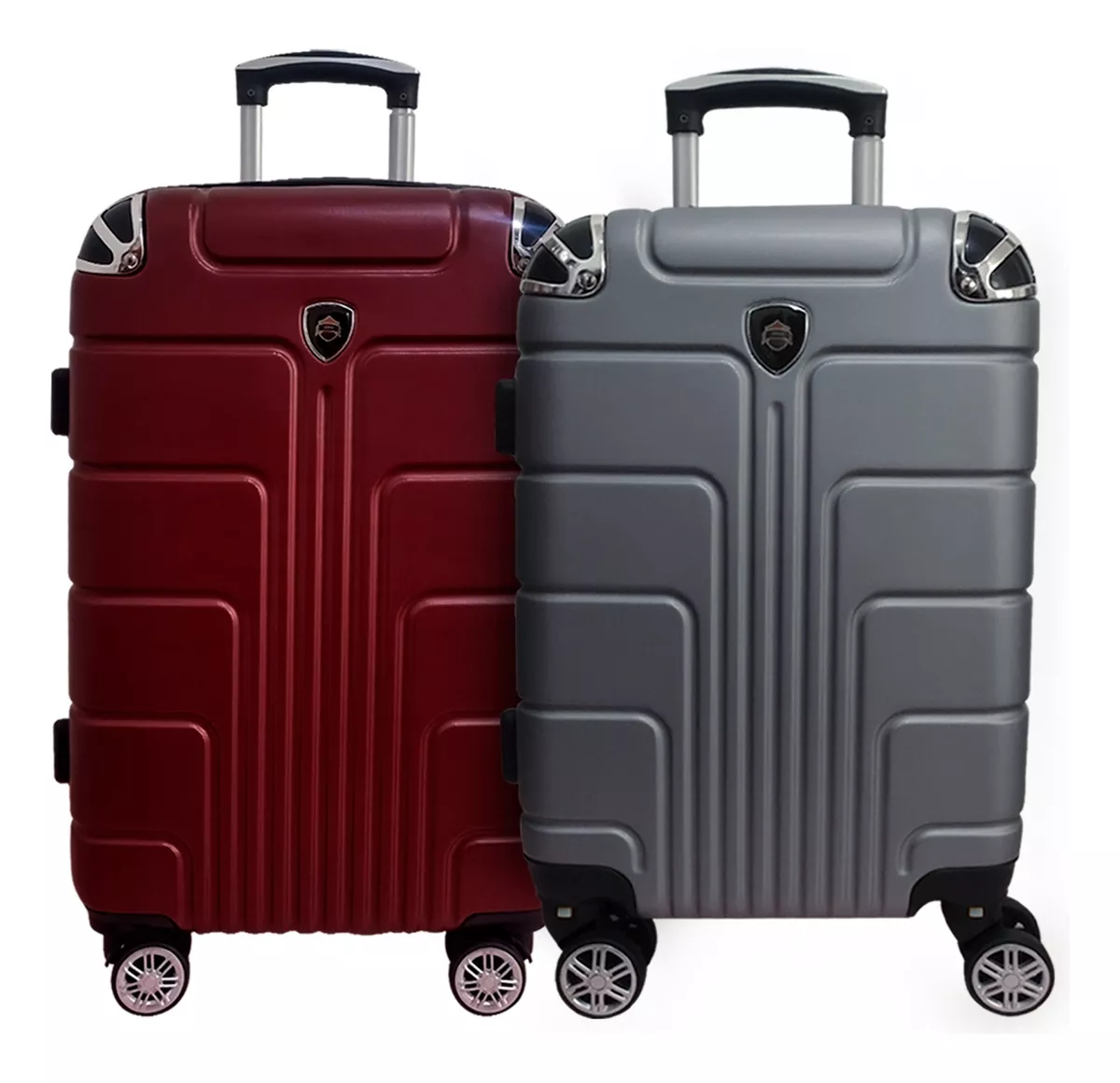 kit Viaje Maletas Avión 2pz 10kilos Ruedas 360 Set 20+20 Pul