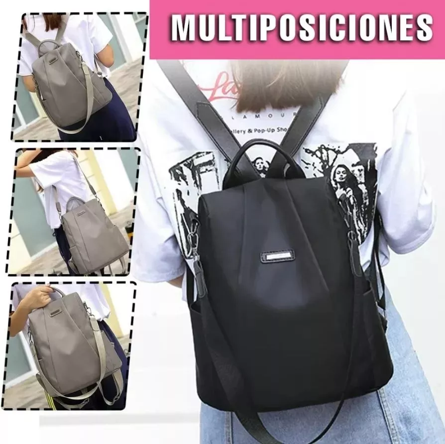 Mochila Mujer Bolsa Moda Casual Viaje Antirrobo Bolso