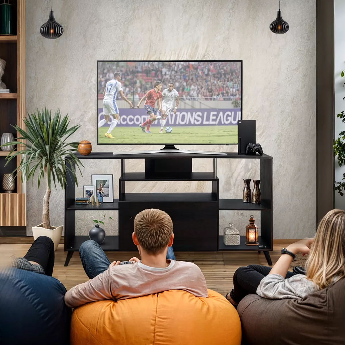 Centro De Entretenimiento Ibiza, Mueble Tv, 80 Alto, Hogare