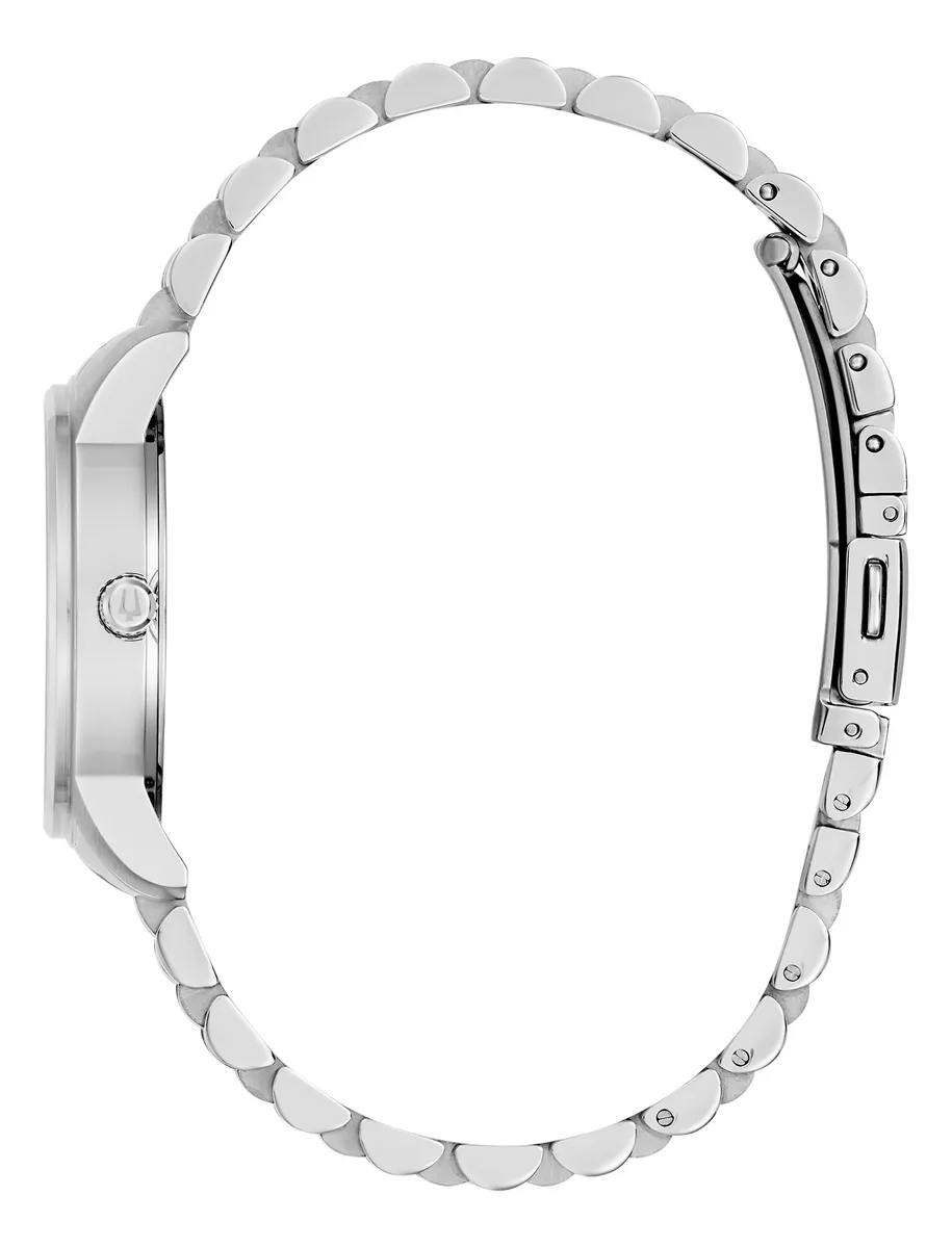 Reloj Bulova 96d157 Caballero Azul Tiffany Con 3 Diamantes