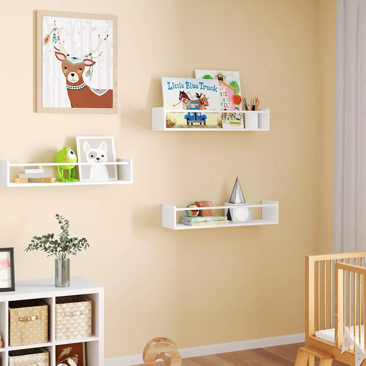 Estantes Para Guardería Estantes Flotantes Para Pared 3pcs