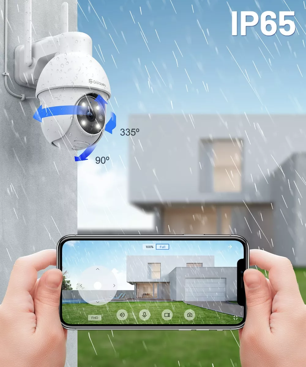 2k Cámara De Seguridad Wifi 2.4g Inalambrico Ptz Movimiento