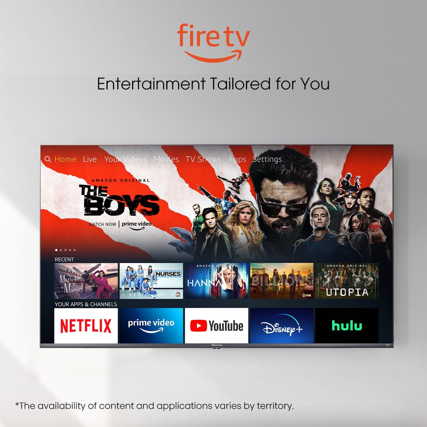 Hisense Serie U6HF de 75 pulgadas ULED 4K UHD Smart Fire TV (75U6HF, 2024)-QLED, Dolby Vision de 600 nits, modo de juego Plus VRR, HDR 10+, velocidad de movimiento 240, MEMC, control remoto por voz, compatible con Alexa, negro