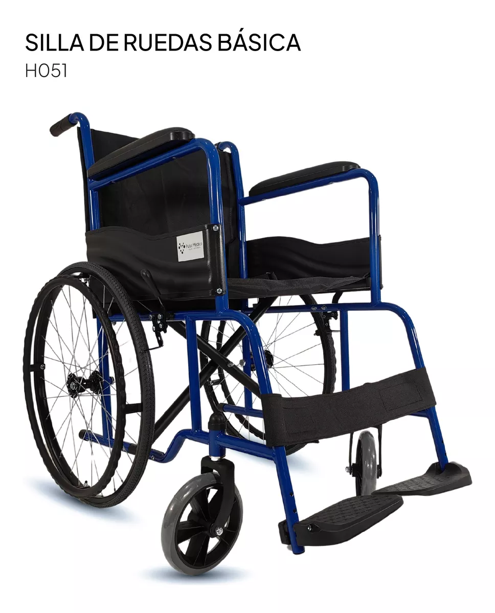 Silla De Ruedas Economica Adulto De Alta Resistencia 100 Kg
