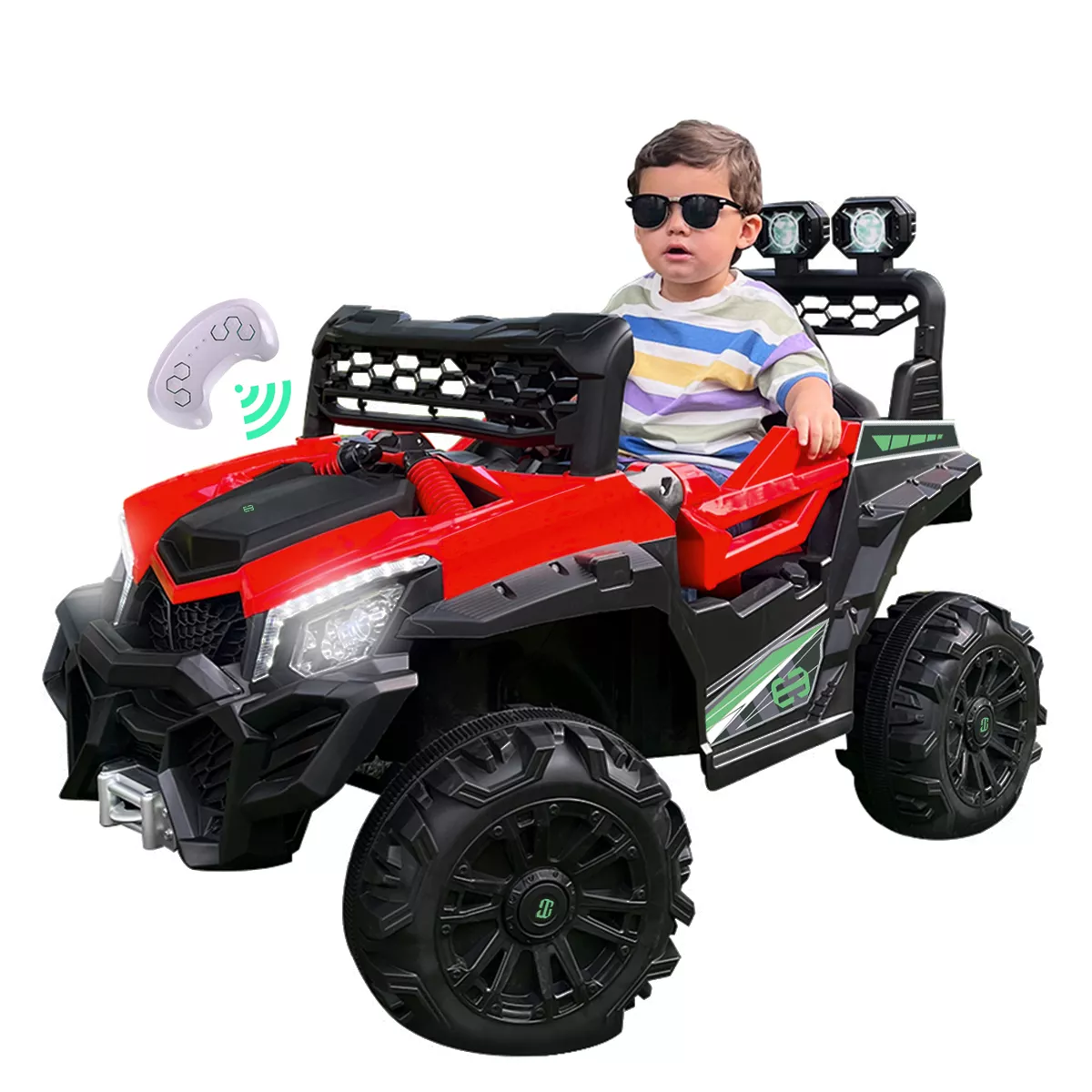 Montable El&eacute;ctrico Camioneta Razer Jeep Con Control Remoto Asientos De Piel Bluetooth Bocinas Edades Infantil 2 A 5 A&ntilde;os Enyz