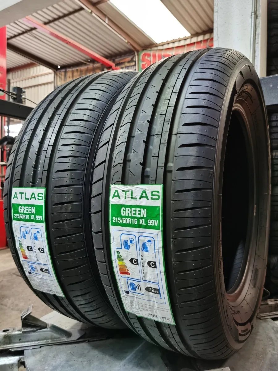 Paquete De 2 Llantas 215/60 R16 Atlas Green 99v