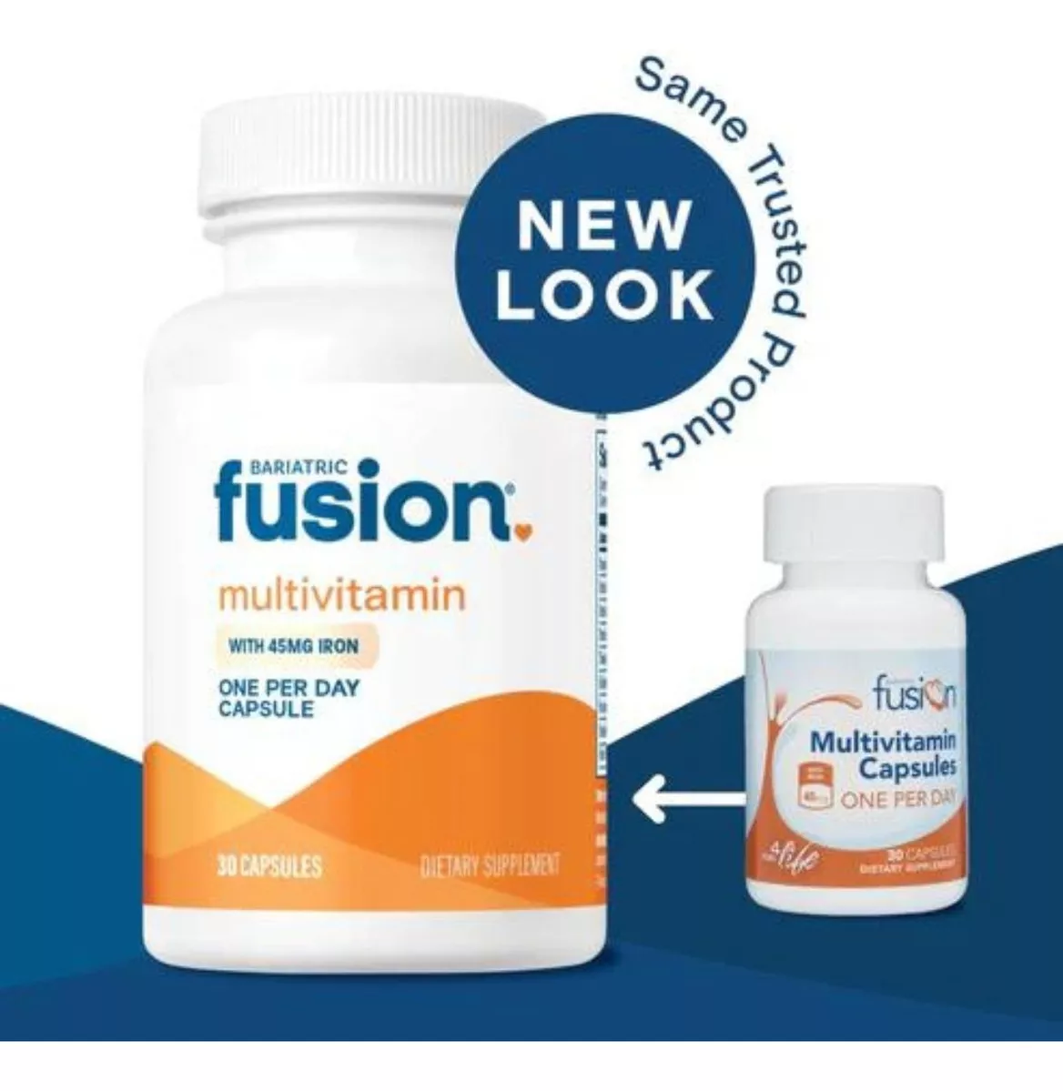 Bariatric Fusion® Multivitamin Capsules One Per Day 30 Caps, Apoyo diario en la absorción de nutrientes, diseñado para personas post-bariátricas.