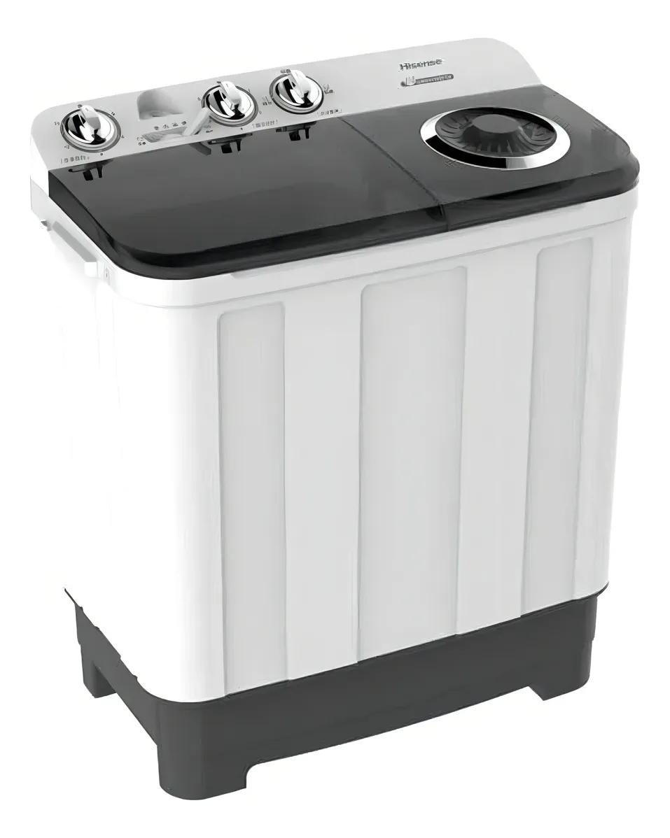 Lavadora Semiautomática Hisense Dos Tinas 11 Kg Wsa1102pcn1 Color Blanco