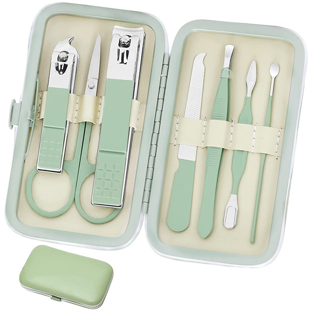 Manicure Set - Handheld Nail Clipper Set Tools with Luxury Manicure Set Professional Stainless Steel Travel Case - Verve BeautyManicure Set - Handheld Nail Clipper Set Tools with Luxury Manicure Set Professional Stainless Steel Travel Case$0.00指甲刀7件套