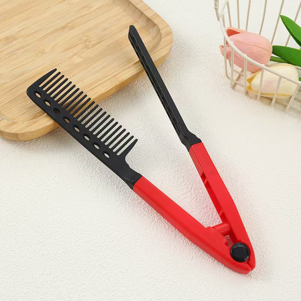 New V-shaped styling comb Simple straightening comb Hair salon hair comb - Verve BeautyNew V-shaped styling comb Simple straightening comb Hair salon hair comb$9.90V型造型梳