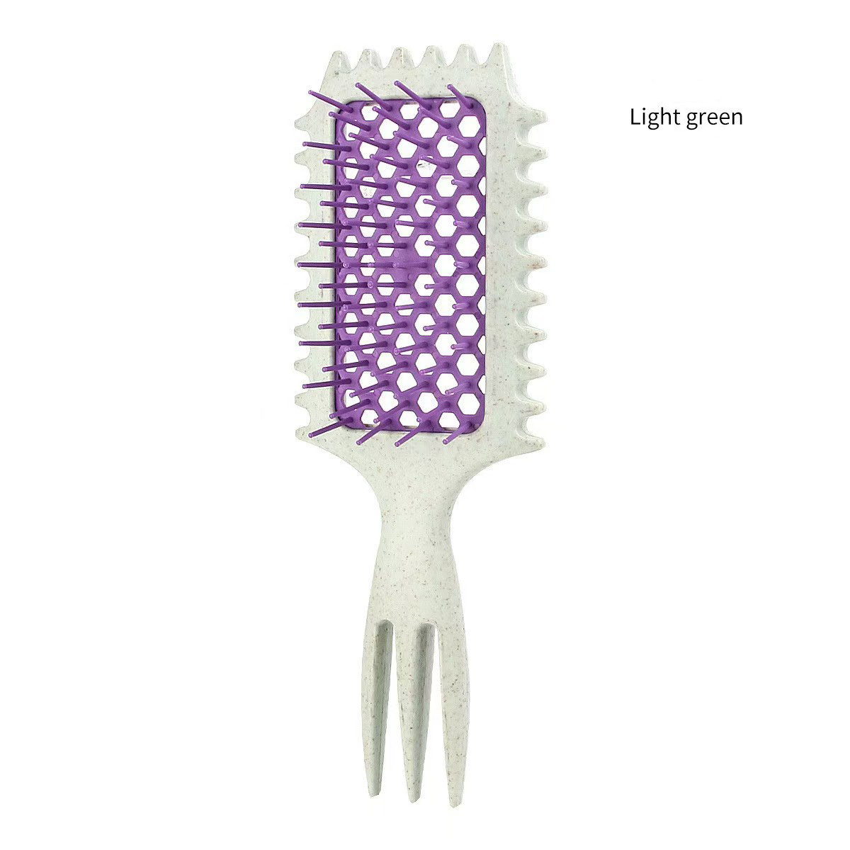 Three-pronged swallowtail wet and dry dual-use massage hair detangling hair comb - Verve BeautyThree-pronged swallowtail wet and dry dual-use massage hair detangling hair comb$19.00三叉燕尾梳子