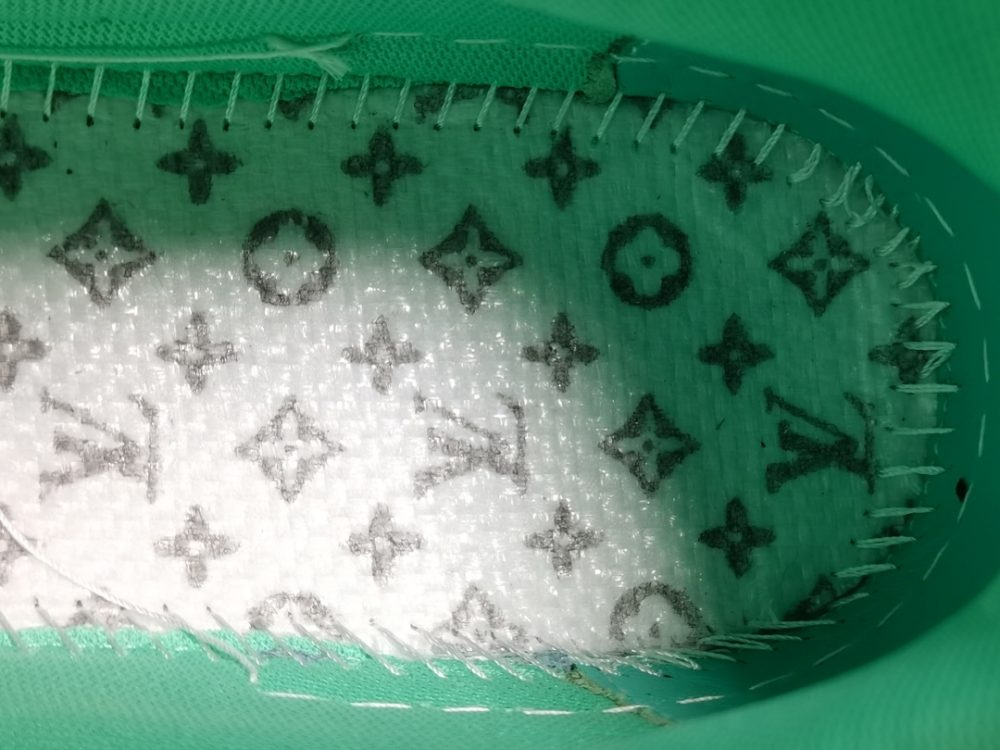 Louis Vuitton Trainer  White Green