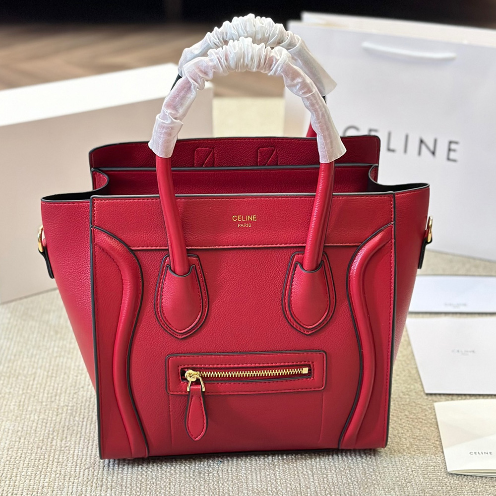 Celine Luggage Smiley leather handbag crossbody bag