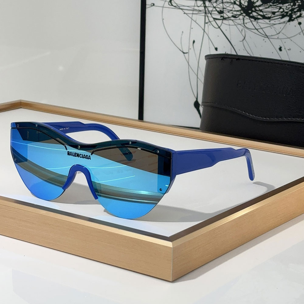 Balenciaga Mirror Logo  Sunglasses