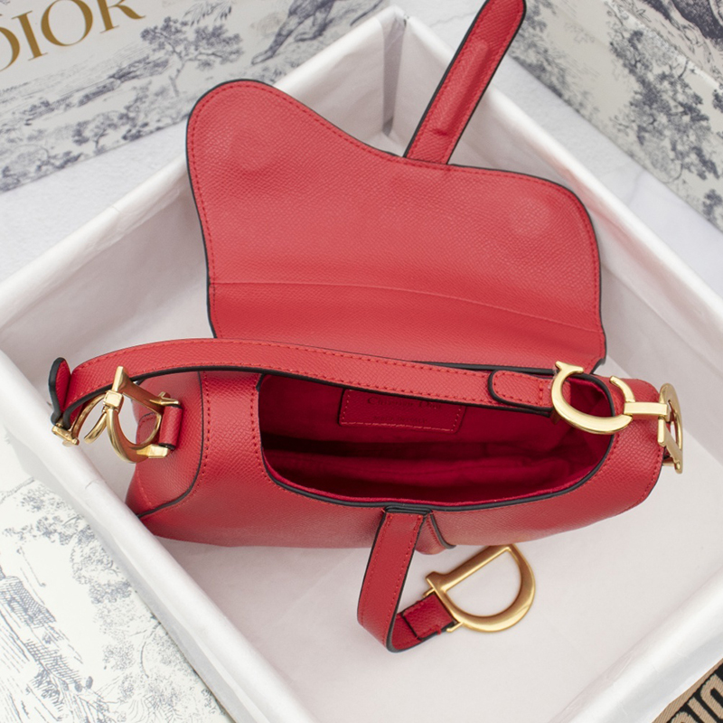 Dior Womens Bags Shoulder Bags MINI SADDLE BAG
