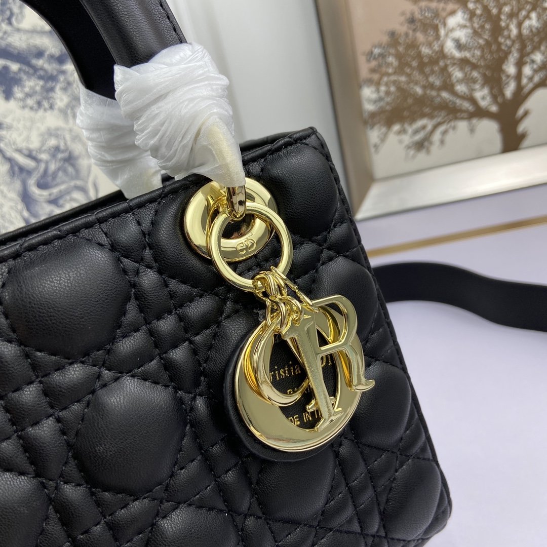 Dior The LADY DIOR Bag MINI SIZE(17*15*7cm)