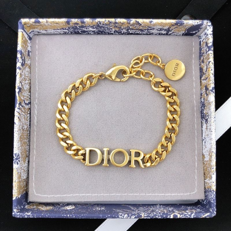 Christian Dior Metal Logo Bracelet