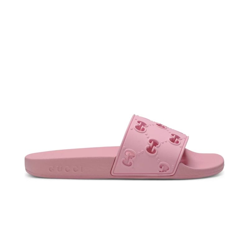 Gucci Womns GG Slide Rubber Sandals 573922