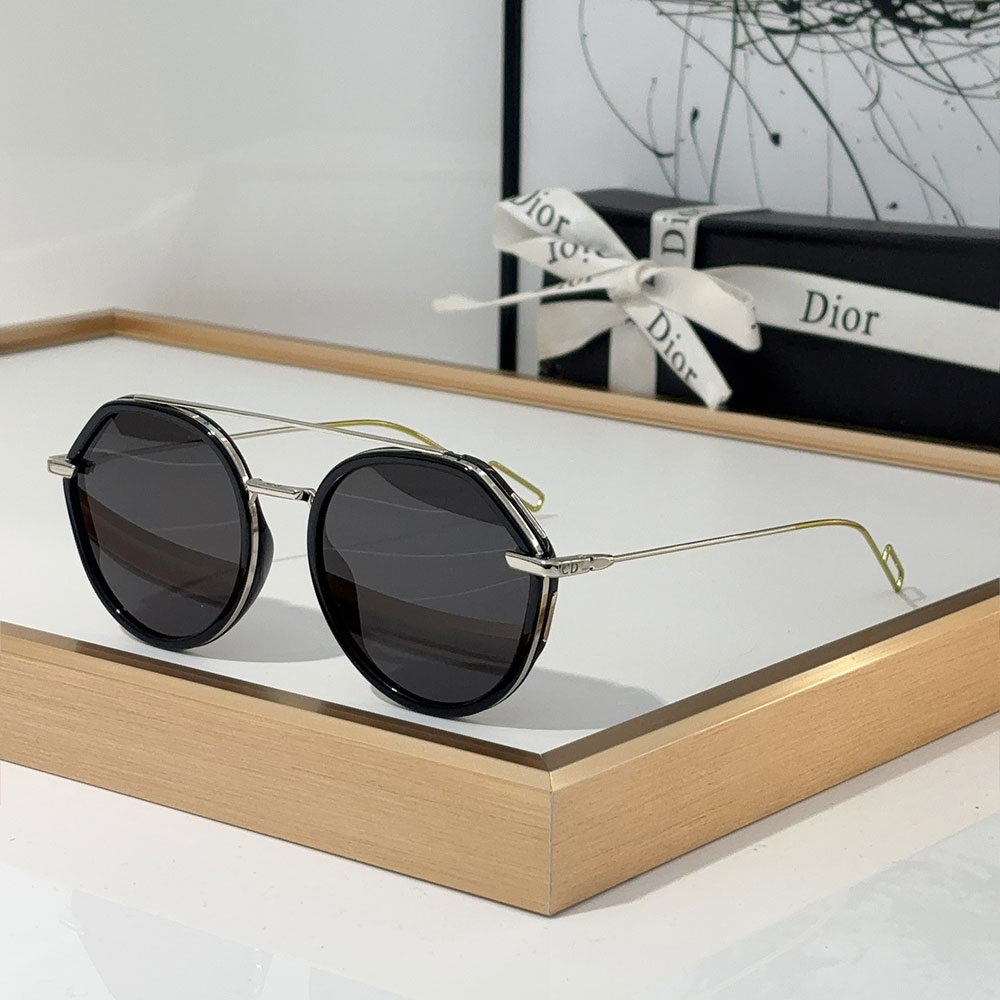 Dior Alloy Sunglasses With Reflective Frames