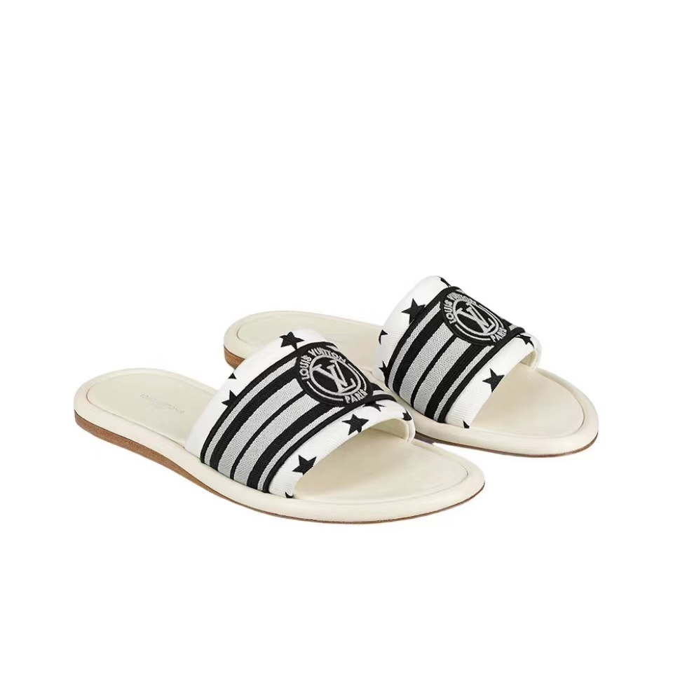 Louis Vuitton LV Magnetic Canvas Dashion Flip-flops Slide Sandal