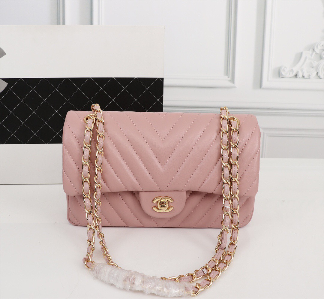 Chanel Clacssic Flap CF Chain Shoulder Strap Bag