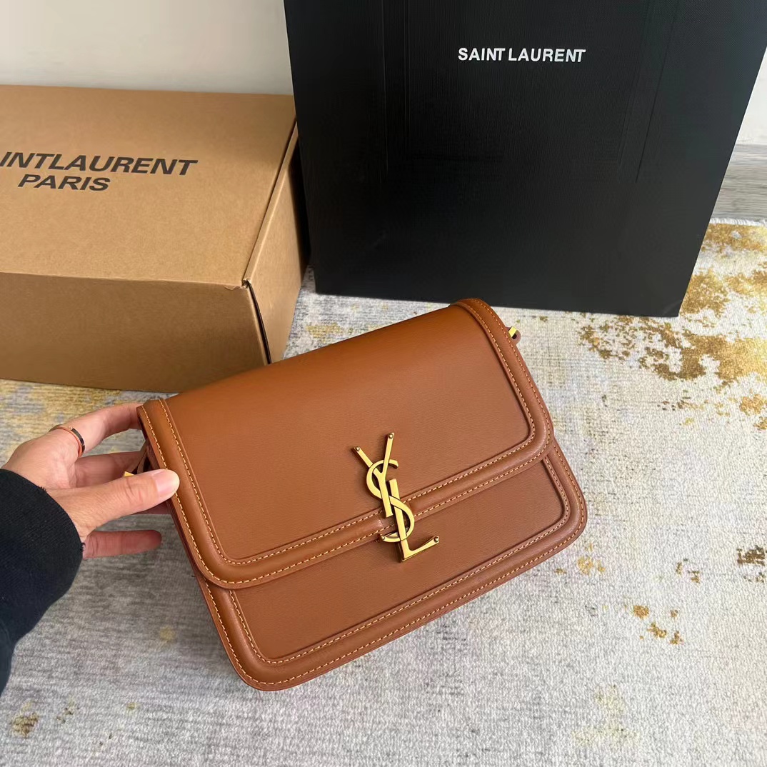 SAINT LAURENT YSL Medium Solferino Satchel