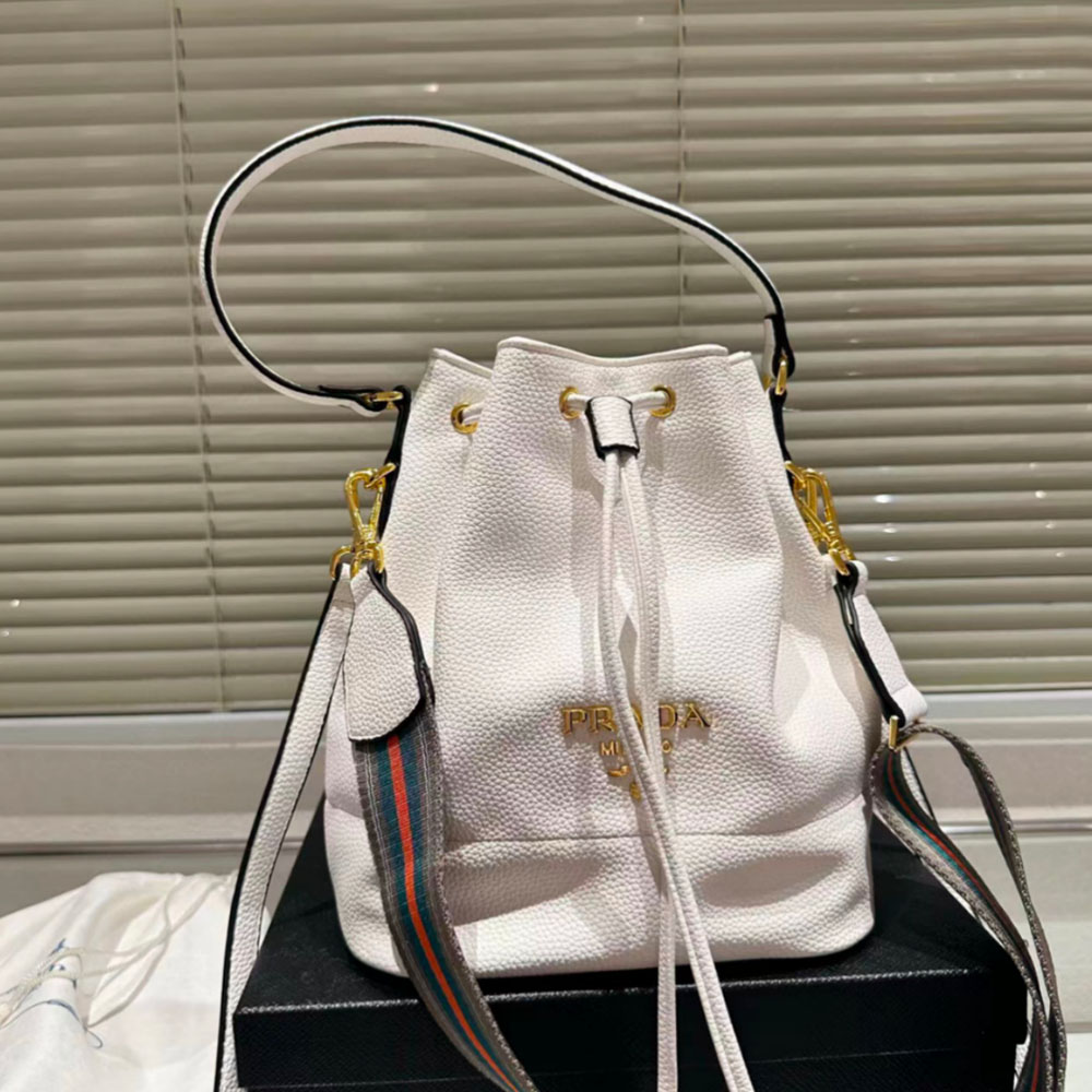 Prada Drawstring Cowhide Bag