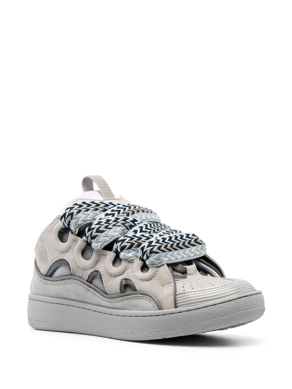 Lanvin LEATHER CURB SNEAKERS