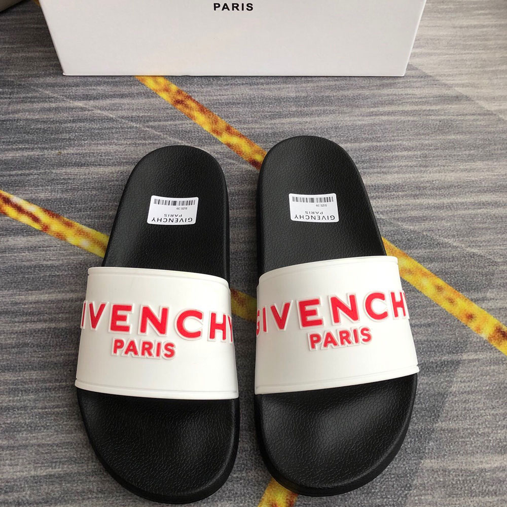 Givenchy Rubber Logo flip-flops Slide Sandal