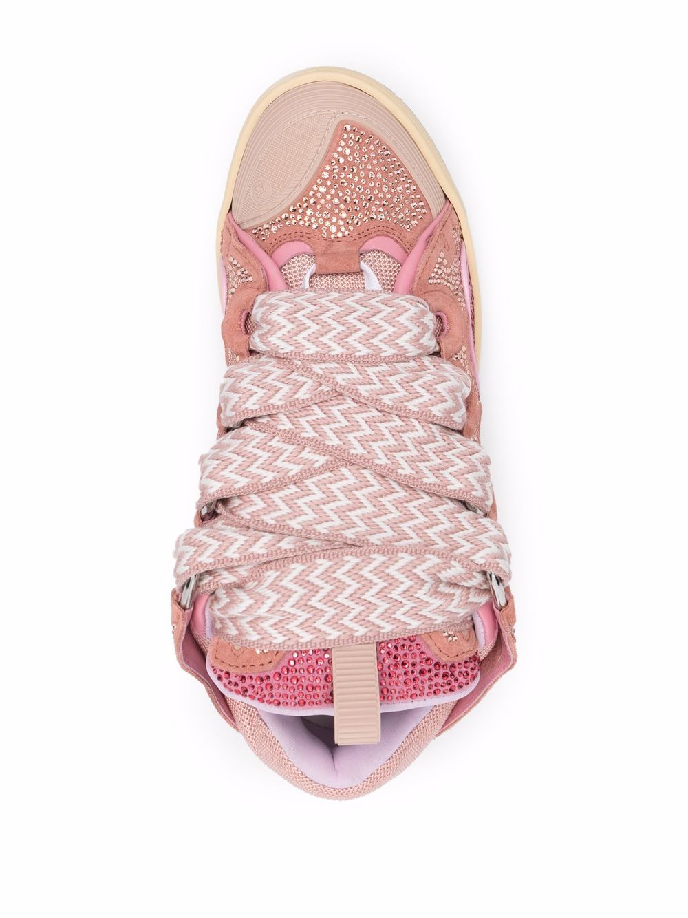 Lanvin LEATHER CURB SNEAKERS