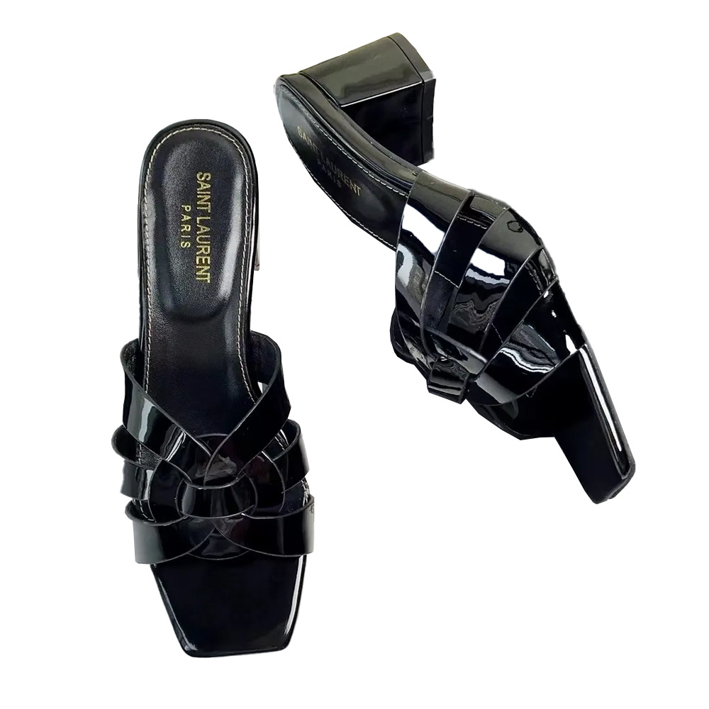 YSL Saint Laurent Nu Pieds Thick Heeled Shoes