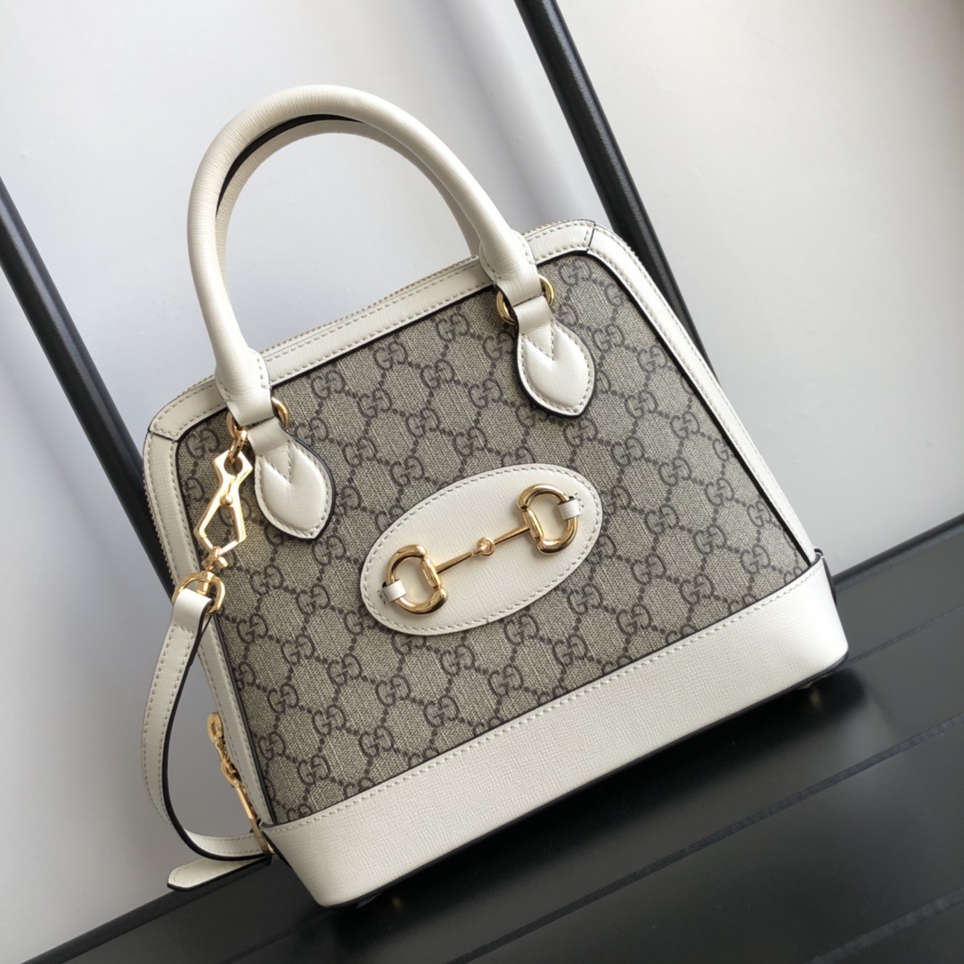 Gucci Hrsebit 1955 Shell Handbag