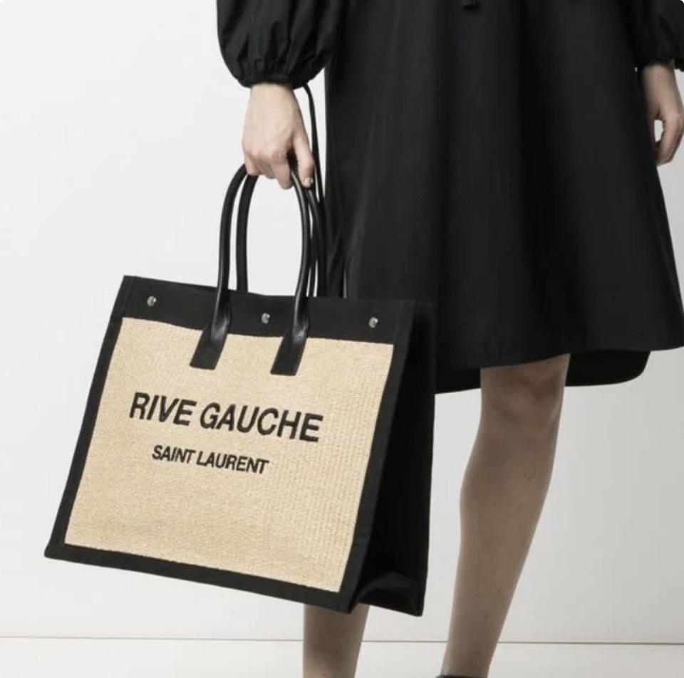 SAINT LAURENT YSL Rive Gauche Tote Bag