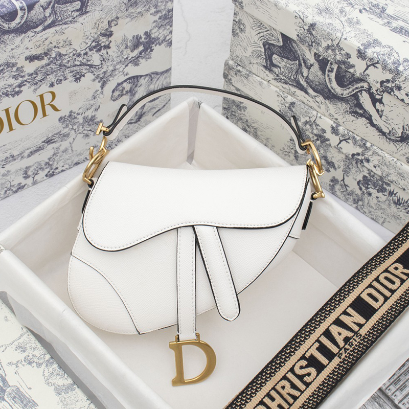 Dior Womens Bags Shoulder Bags MINI SADDLE BAG