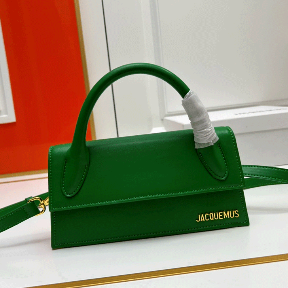 Jacquemus Leather Pocket Red Envelope  Bags